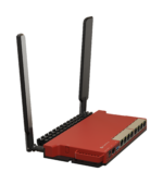 Vista Lateral de Router Mikrotik L009UiGS-2HaxD